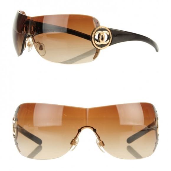 CHANEL Accessories - CHANEL Brown Gradient 4145 Sunglasses